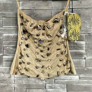 La Perla vintage bustier with rhinestones